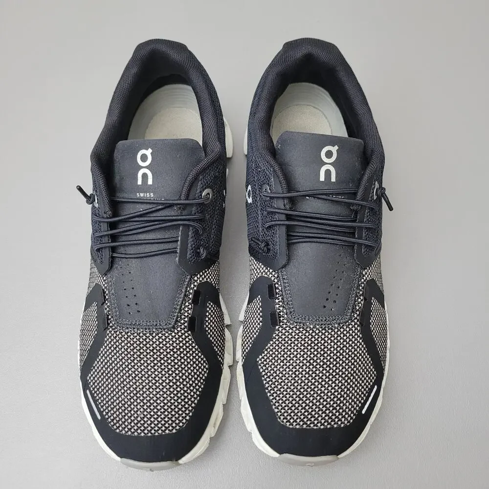 ON Cloud 5 Combo Black Alloy Shoes Sneakers Womens 7.5 Running Athletic 79 9884